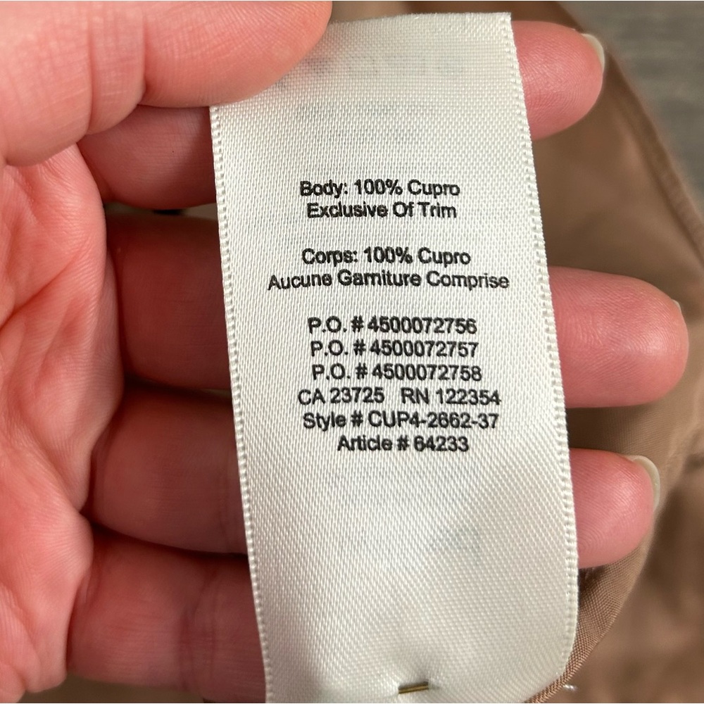 Aritzia Wilfred Peaufiner Tie Front Blouse Cropped Long Sleeve Roebuck Size XXS - Picture 9 of 11